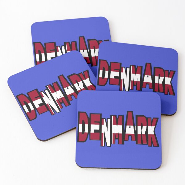 Item preview, Denmark Font with Danish Flag designed and sold by Havocgirl.