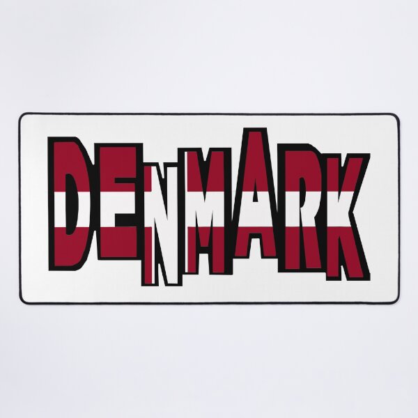 Item preview, Denmark Font with Danish Flag designed and sold by Havocgirl.