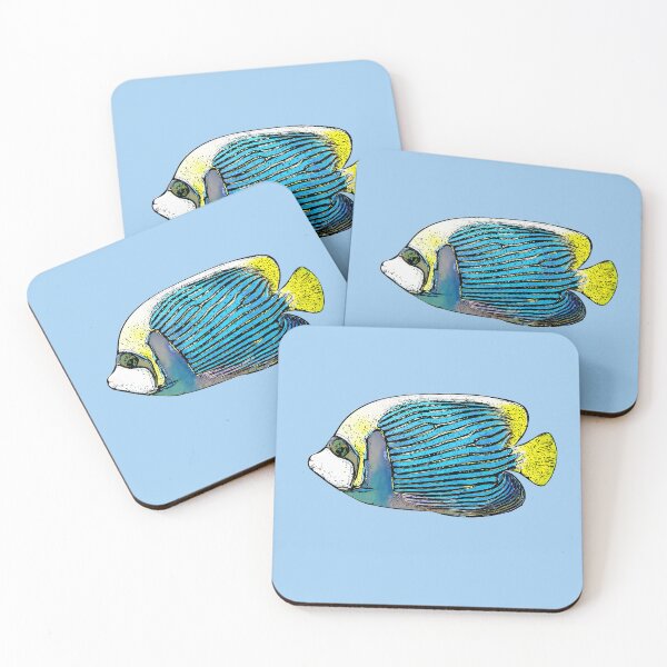 Item preview, Adult Emperor Angelfish Black Alternate Design  designed and sold by designsasstultd.