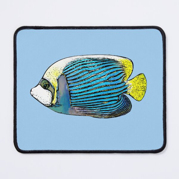 Item preview, Adult Emperor Angelfish Black Alternate Design designed and sold by designsasstultd.