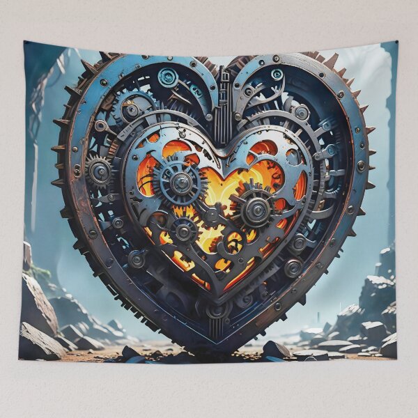 Item preview, Heart like a clock designed and sold by Marcu Ioachim.