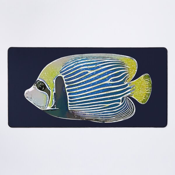 Item preview, Adult Emperor Angelfish White Alternate Design designed and sold by designsasstultd.