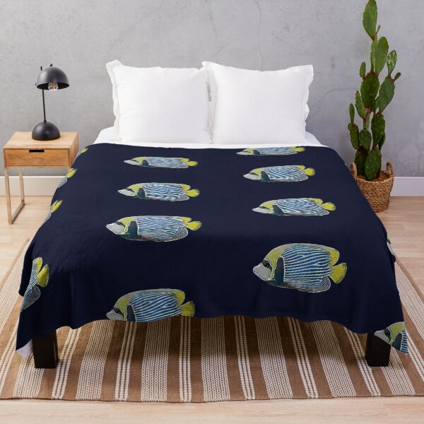 Item preview, Adult Emperor Angelfish White Alternate Design  designed and sold by designsasstultd.
