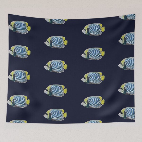 Item preview, Adult Emperor Angelfish White Alternate Design  designed and sold by designsasstultd.