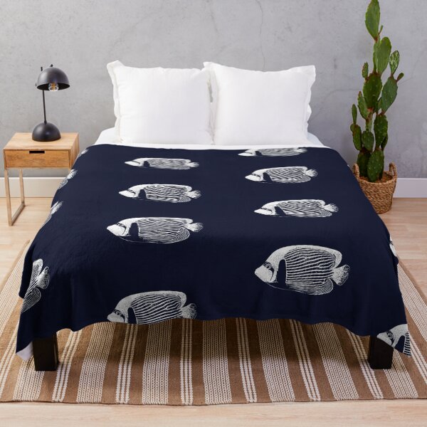 Item preview, Adult Emperor Angelfish White Design  designed and sold by designsasstultd.