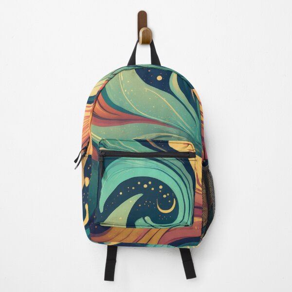 Item preview, Mid-Century Modern Inspired Abstract Floral Pattern – Bold Colors & Detailed Artwork designed and sold by Teemaniac.