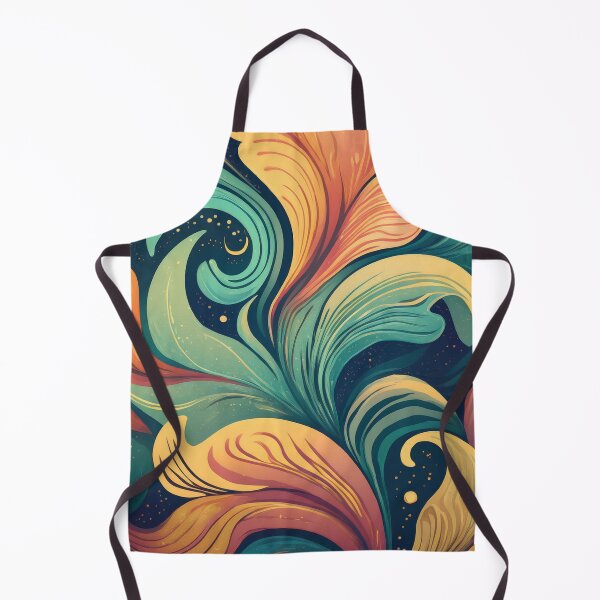 Item preview, Mid-Century Modern Inspired Abstract Floral Pattern – Bold Colors & Detailed Artwork designed and sold by Teemaniac.