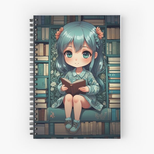Item preview, Cute Chibi Reader designed and sold by MusesWhispers.