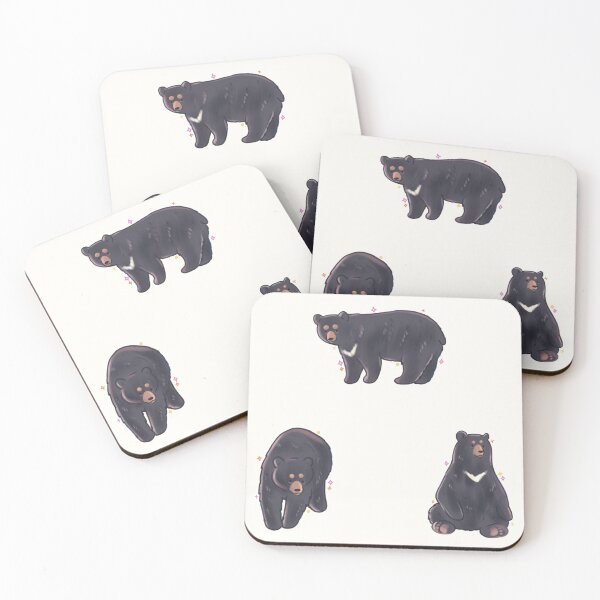 Item preview, Black bear pack designed and sold by Mayarartsy.