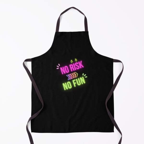 Item preview, No risk, no fun, neon-style graphics designed and sold by silent-violin.