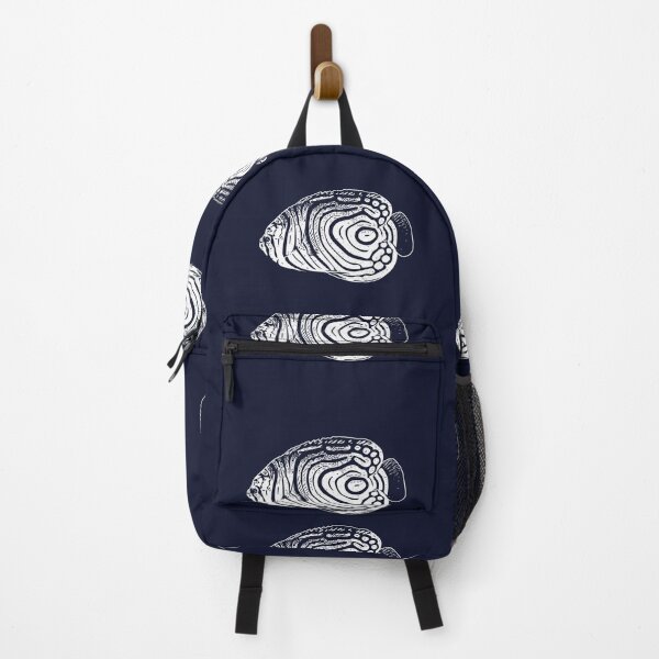 Item preview, Juvenile Emperor Angelfish White Design  designed and sold by designsasstultd.