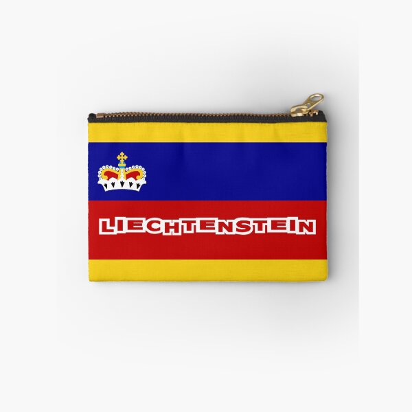 Item preview, Liechtenstein Flag with Font designed and sold by Havocgirl.