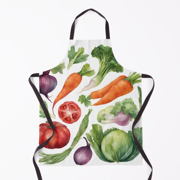 Item preview, simple colorful vegetables watercolor designed and sold by TyMalCo.