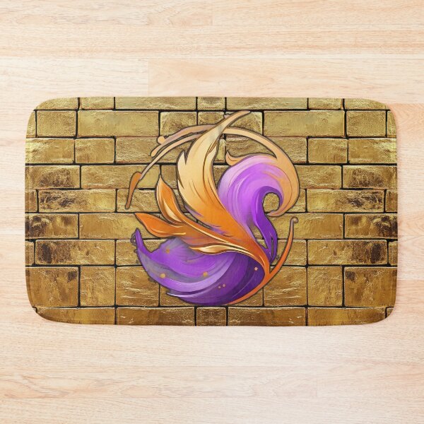 Item preview, Golden wall with modern logo designed and sold by Made-by-Gus.