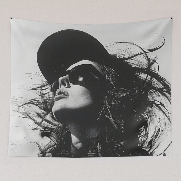 Item preview, Woman in Sunglasses and Hat designed and sold by ArtSE46.
