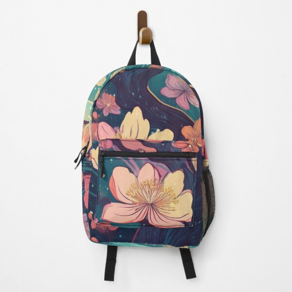 Item preview, Vintage Night Sky Cherry Blossom Wallpaper – Japanese-Inspired Spring Design with a Modern Twist designed and sold by Teemaniac.