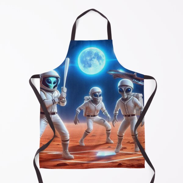 Item preview, Aliens playing baseball designed and sold by Dogandesighn.