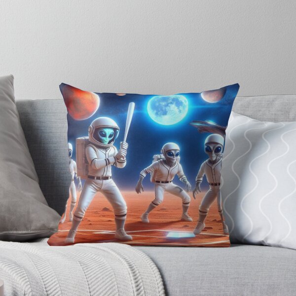 Item preview, Aliens playing baseball designed and sold by Dogandesighn.