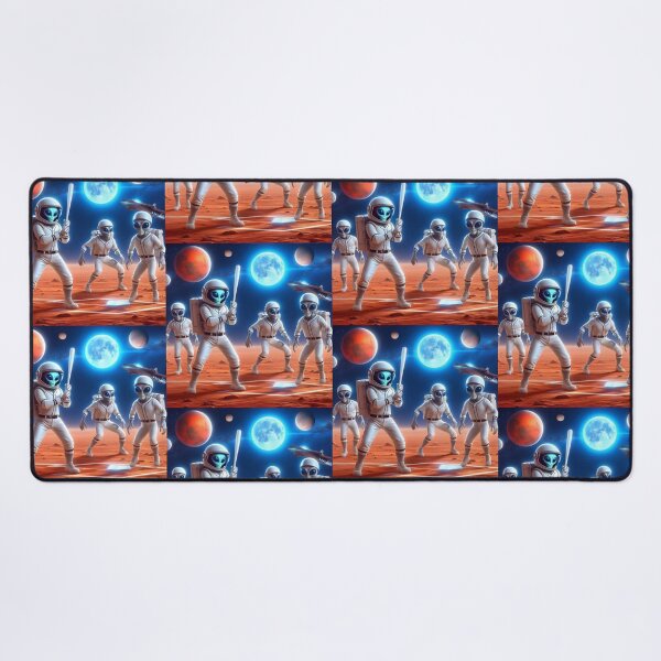 Item preview, Aliens playing baseball designed and sold by Dogandesighn.