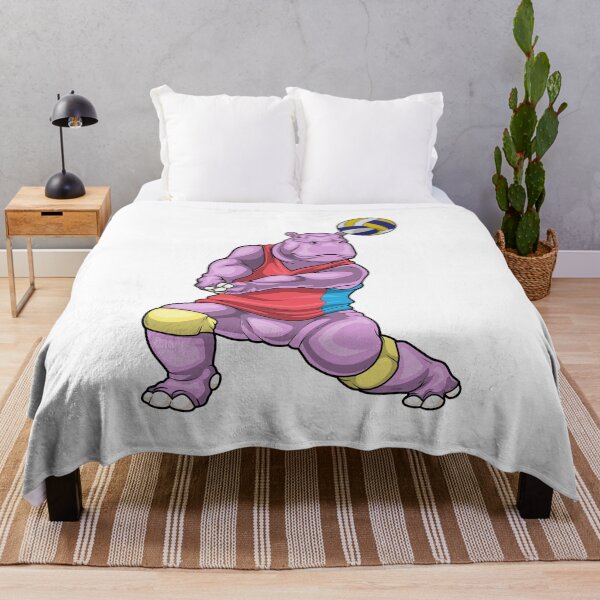 Item preview, Hippo Volleyball player Volleyball designed and sold by Snabdesign84.
