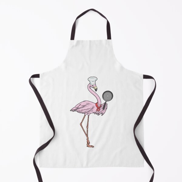 Item preview, Flamingo Chef Pan Cook designed and sold by Snabdesign84.