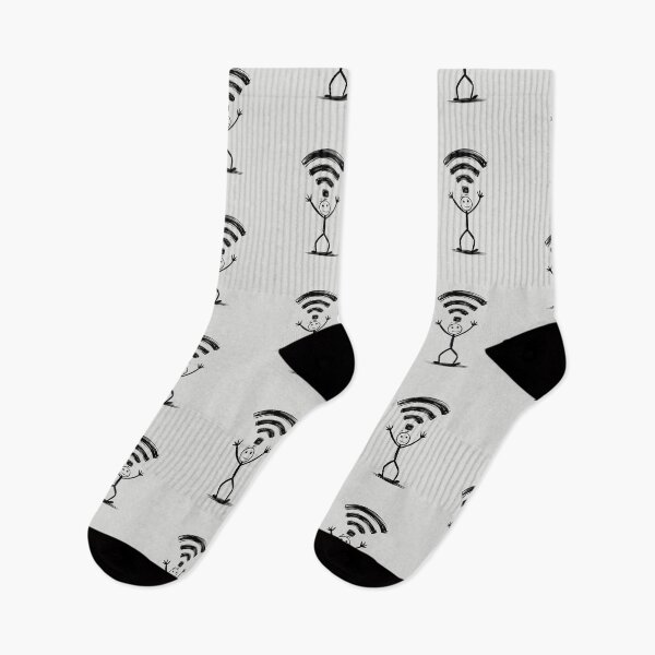 Item preview, Stickman Wi-Fi Struggle designed and sold by SignumShop.