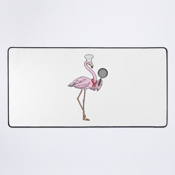 Item preview, Flamingo Chef Pan Cook designed and sold by Snabdesign84.