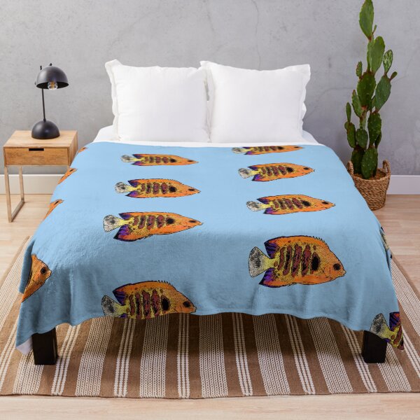 Item preview, Flame Angelfish Black Alternate Design designed and sold by designsasstultd.