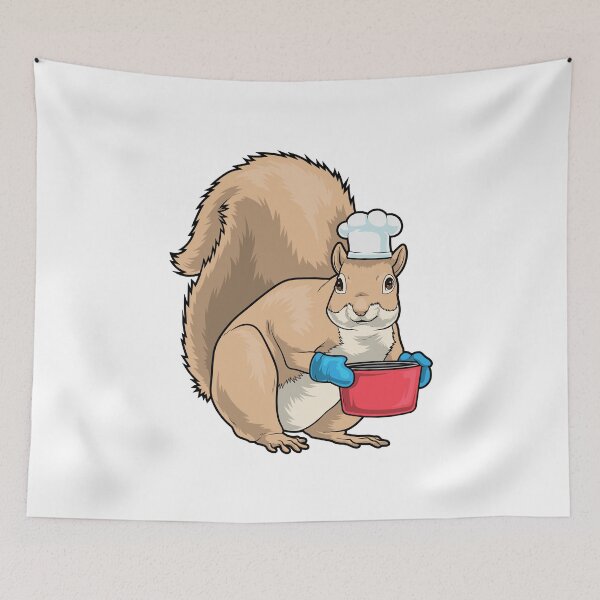 Item preview, Squirrel Chef Saucepan Cook designed and sold by Snabdesign84.