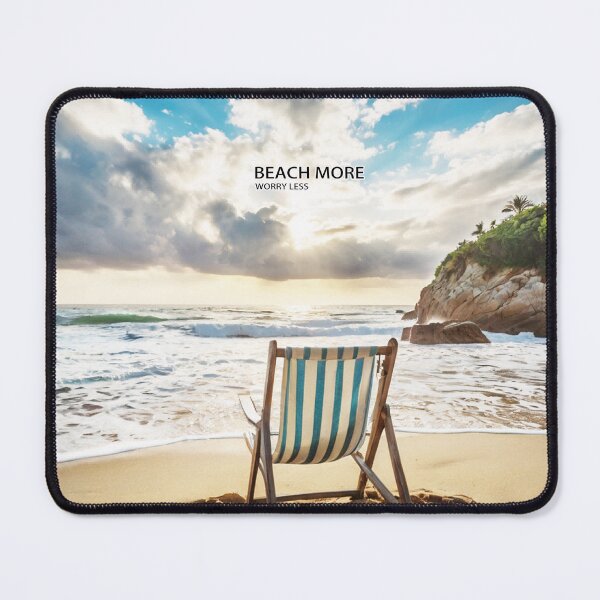 Item preview, Beach More, Worry Less  designed and sold by Vanich-Panich.