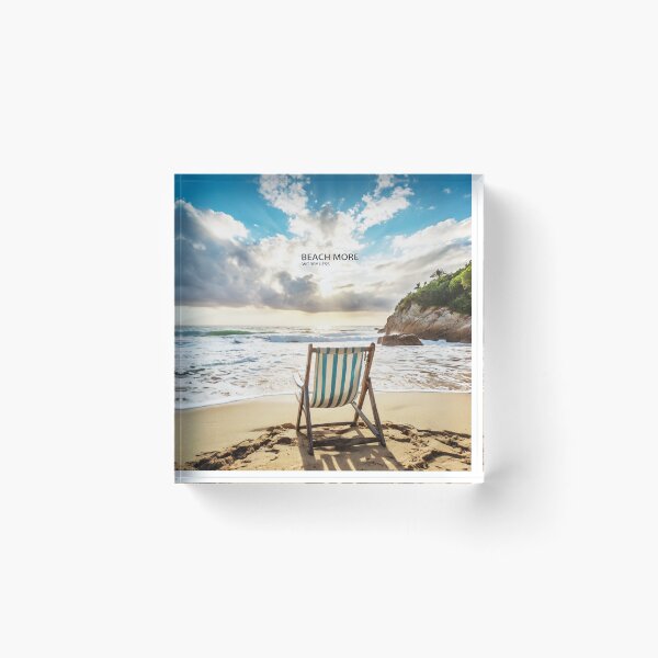 Item preview, Beach More, Worry Less  designed and sold by Vanich-Panich.