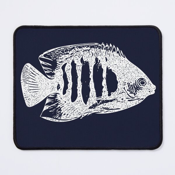 Item preview, Flame Angelfish White Design  designed and sold by designsasstultd.