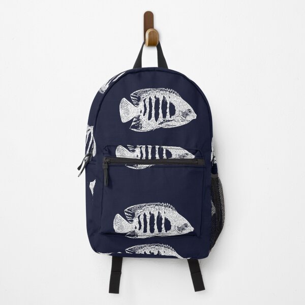 Item preview, Flame Angelfish White Design designed and sold by designsasstultd.