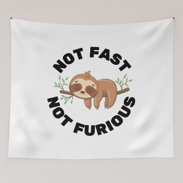Item preview, Not fast not furious designed and sold by Oval Shop.