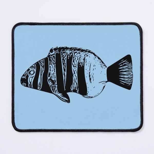 Item preview, Harlequin Tuskfish Black Design designed and sold by designsasstultd.