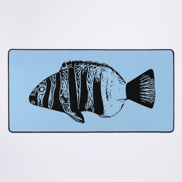 Item preview, Harlequin Tuskfish Black Design  designed and sold by designsasstultd.