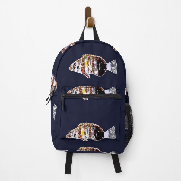 Item preview, Harlequin Tuskfish White Alternate Design  designed and sold by designsasstultd.