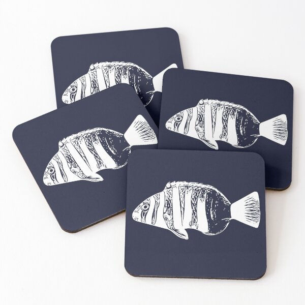 Item preview, Harlequin Tuskfish White Design  designed and sold by designsasstultd.