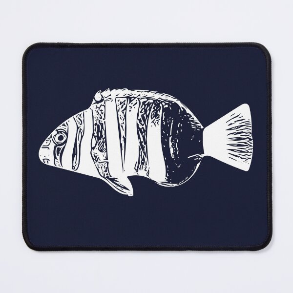 Item preview, Harlequin Tuskfish White Design  designed and sold by designsasstultd.