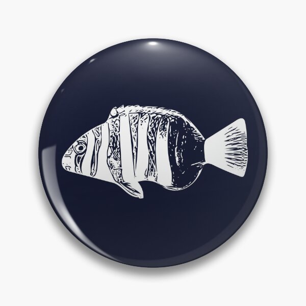 Item preview, Harlequin Tuskfish White Design  designed and sold by designsasstultd.
