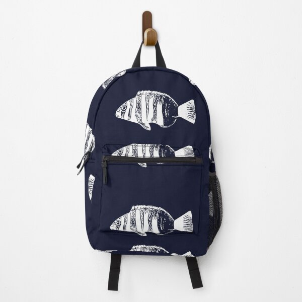 Item preview, Harlequin Tuskfish White Design  designed and sold by designsasstultd.