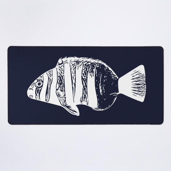 Item preview, Harlequin Tuskfish White Design  designed and sold by designsasstultd.