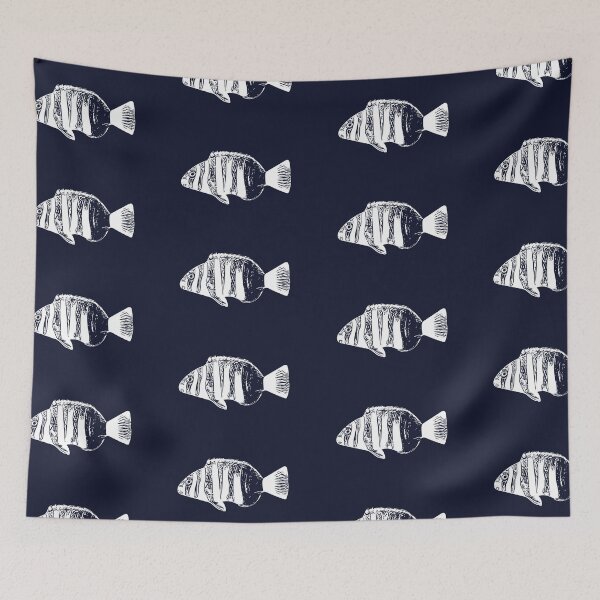 Item preview, Harlequin Tuskfish White Design  designed and sold by designsasstultd.