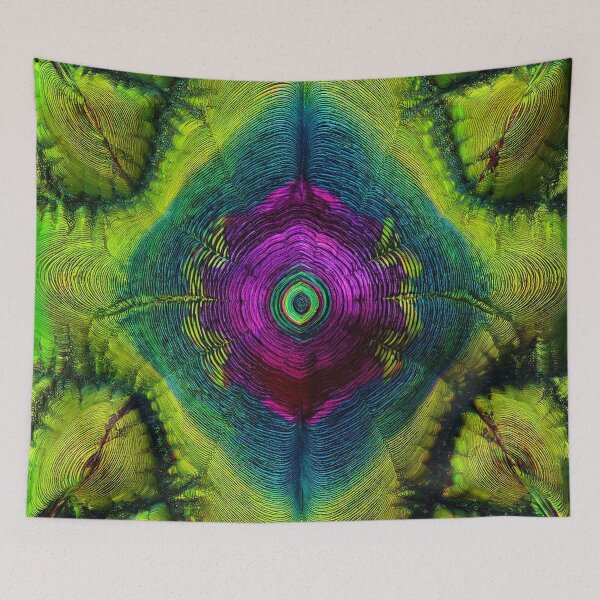 Item preview, Spectral Patterns with Psychedelic Colors – Abstract Art Inspired by Nature’s Palette designed and sold by Teemaniac.