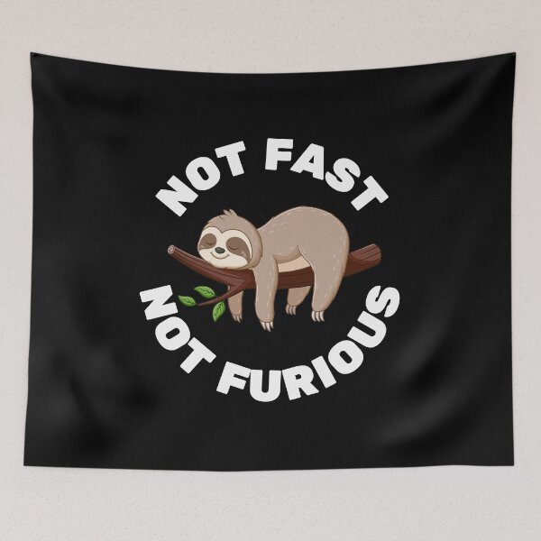 Item preview, Not fast not furious designed and sold by Oval Shop.