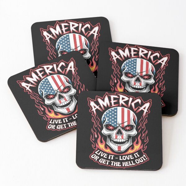 Item preview, America: Live It Love It Or Get The Hell Out designed and sold by AlphaTeez.