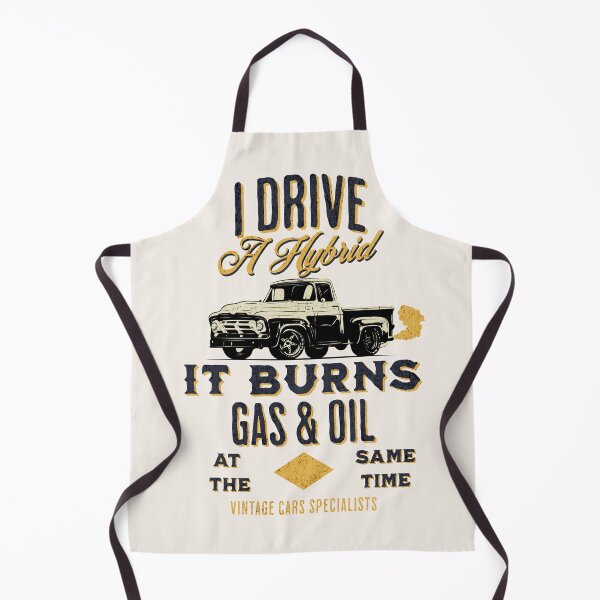 Item preview, I Drive A Hybrid It Burns Gas And Oil At The Same Time Car designed and sold by TheFunnyGuyShop.