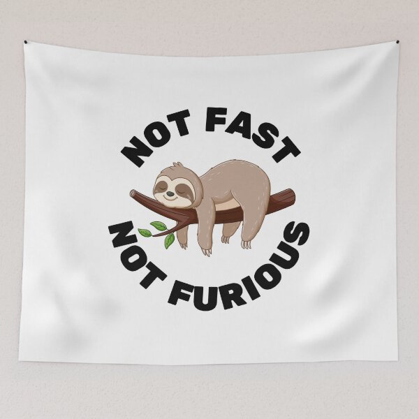 Item preview, Not fast not furious designed and sold by Oval Shop.
