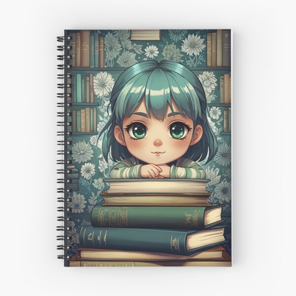 Item preview, Chibi Bookworm designed and sold by MusesWhispers.