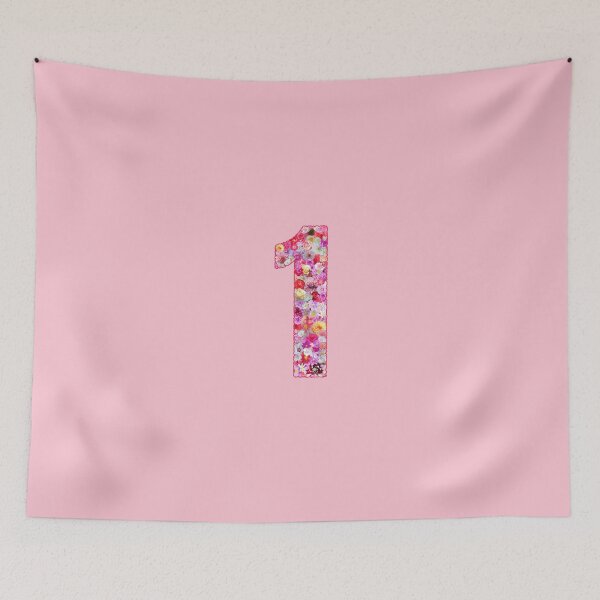 Item preview, Number 1 With Flowers designed and sold by TheSassyNoble.